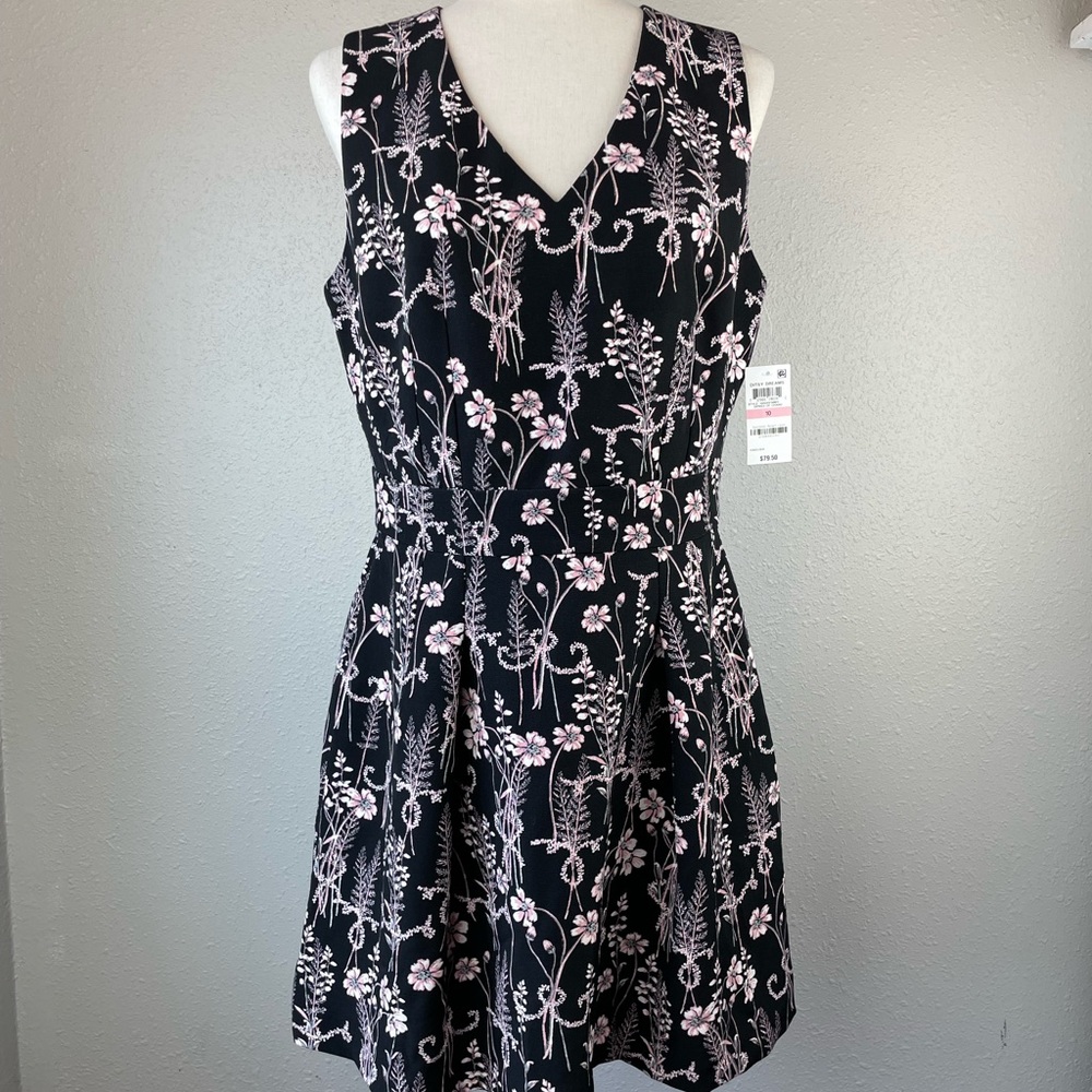 NWT Maison Jules Ditsy Dreams Floral Midi Dress Size 10